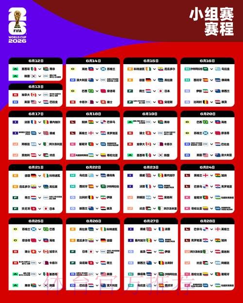 世界杯赛程哪里看 世界杯赛程哪里看